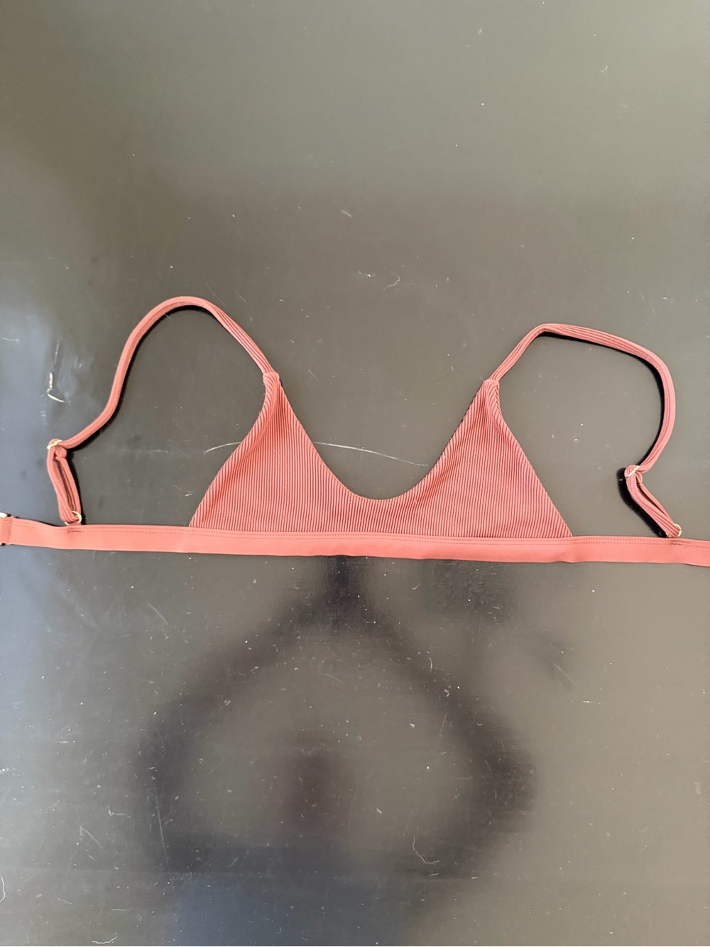 Brown bikini top XS